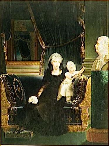 Francois Joseph Kinson Portrait of Caroline of Naples and Sicily china oil painting image